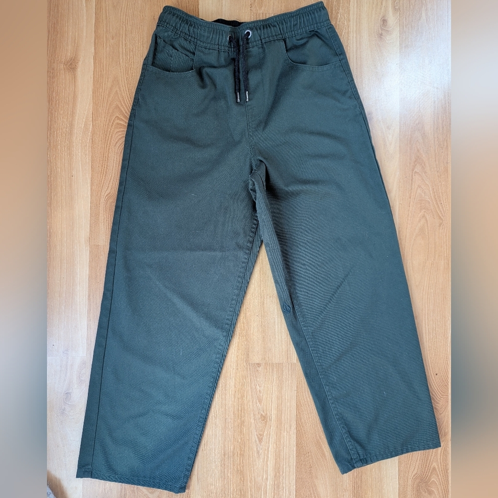 Volcom Boy's Dark Green Chinos